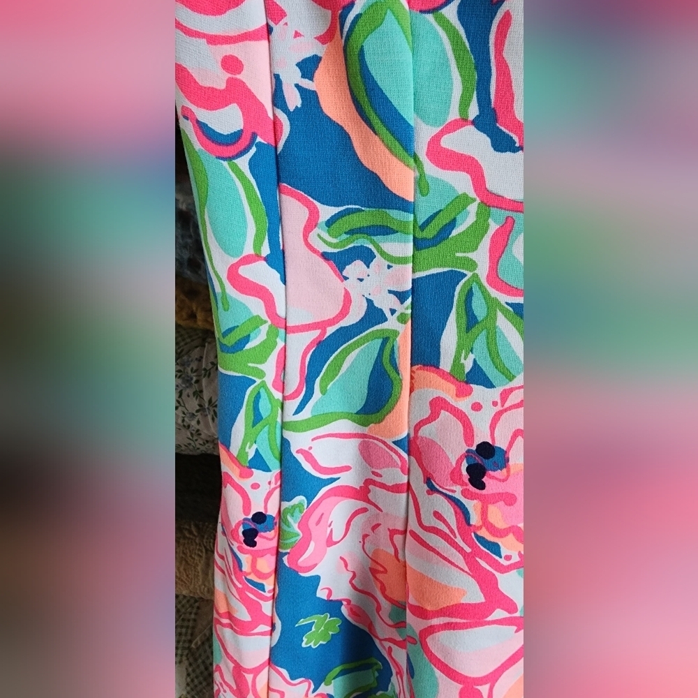 Lilly Pulitzer Pink and Blue Floral Mini Dress - Picture 4 of 6